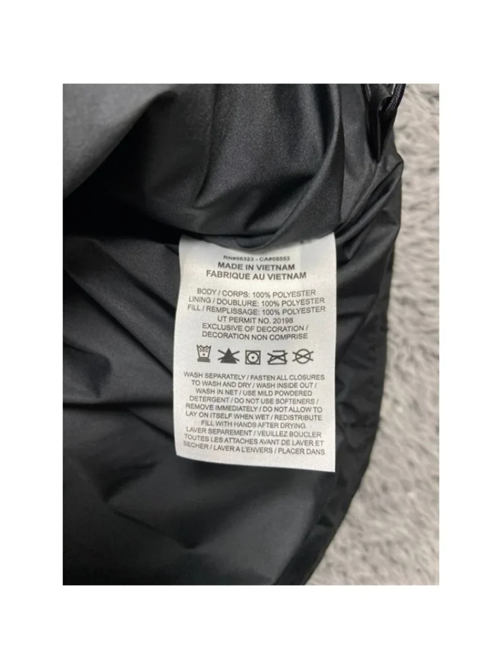 Air Jordan Brooklyn Therma-FIT Puffer Jacket Sz Large Men Black White HV0532-010